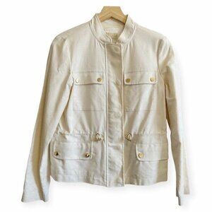 Michael Kors Utility Jacket, Ecru/Cream, Size P